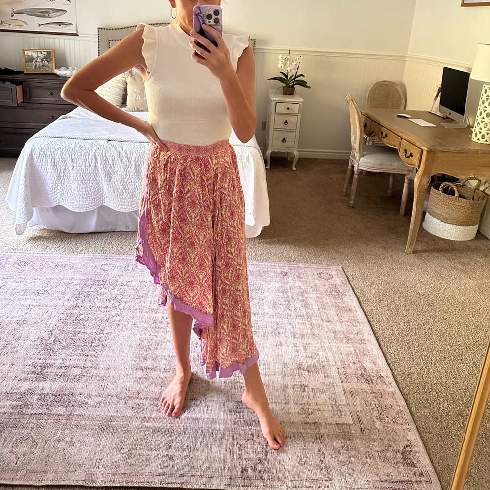 Spell and The Gypsy Collective Jewel wrap skirt